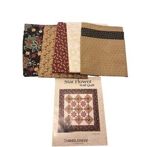 Star Flower Wall Quilt Kit Thimbleberries 69" Square MG 91132 Lynette Jensen